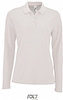 Polo Manga Larga Mujer Perfect Sols - Color Blanco